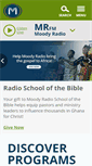 Mobile Screenshot of moodyradio.org