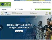 Tablet Screenshot of moodyradio.org